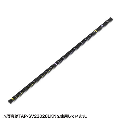 サンワサプライ 19インチサーバーラック用コンセント 200V（30A） 抜け防止ロック機能付き TAP-SV2308LKN