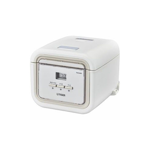 タイガー マイコン炊飯器 「炊きたて tacook」 3合炊き ナチュラルホワイト JAJ-G550-WN