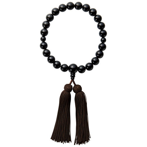 男性用念珠セット 黒曜石 K11006837