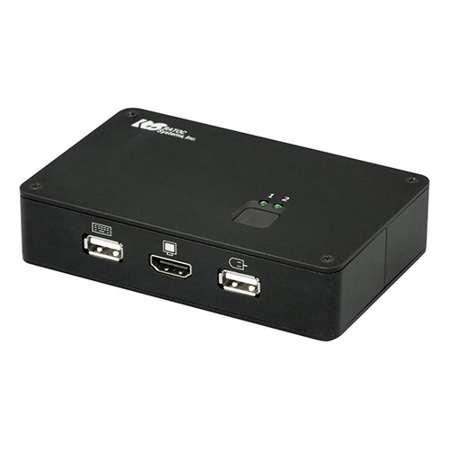 ラトックシステム 4Kディスプレイ/USBキーボード・マウス パソコン切替器 RS-250UHDP-4K