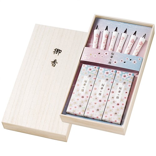 カメヤマ 桜華の雅 線香・ローソクセット 6297-085