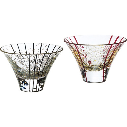 江戸硝子 冷酒揃え（木箱入） C3133057