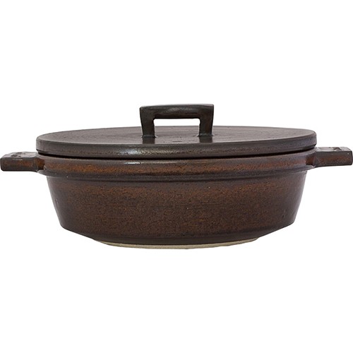 長谷園 ビストロ土鍋23cm アメ C2005514 8,250円