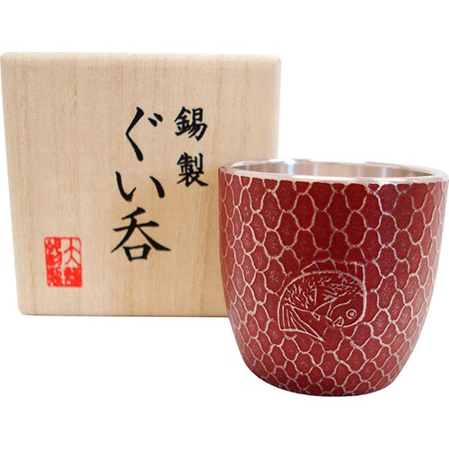 本錫ぐい？ 鯛網朱（桐箱入） C3127088