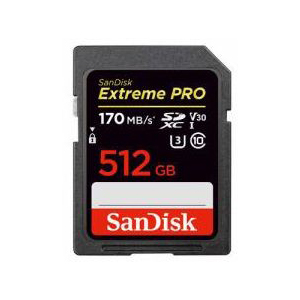 SanDisk エクストリーム プロ SDXC UHS-I 512GB SDSDXXY-512G-JNJIP