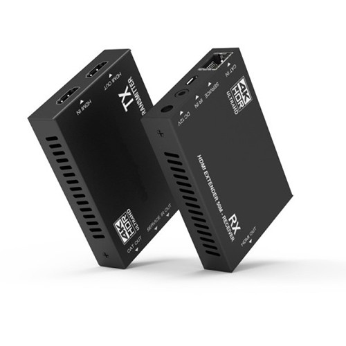 テック 4K対応 HDMI延長器 50m対応 LAN変換 TEHDMIEX50-4K60
