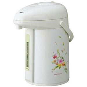 象印 ガラスエアーポット 「押すだけポット」 2.2L / ナチュラルブーケ AB-RX22-FY