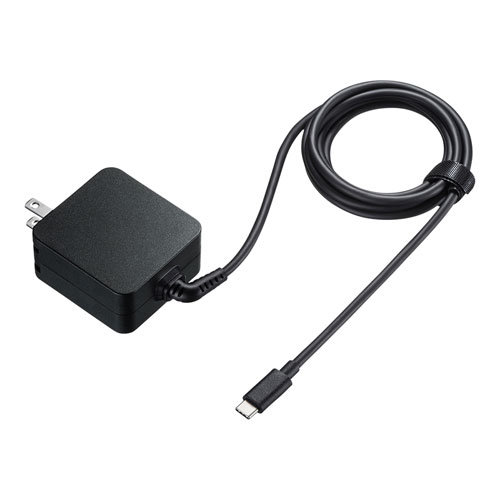 サンワサプライ USB Power Delivery対応AC充電器（PD65W・TypeCケーブル一体型） ACA-PD76BK 8,240円