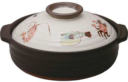 おさかなさん 8号セラミック加工IH土鍋 B6023530 7,489円