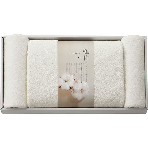 ピマコットン バスタオル＆フェイスタオル2P B6146618