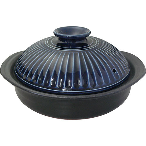 菊花瑠璃釉 9号セラミック加工IH土鍋 B6162564