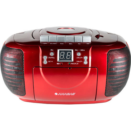 ANABAS CDラジオカセットレコーダー B6164615
