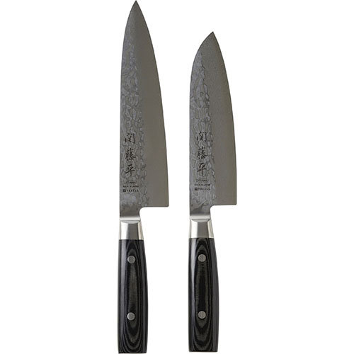 関藤平 37層ダマスカス鋼 包丁2本組セット（三徳包丁・シェフナイフ） B8168594