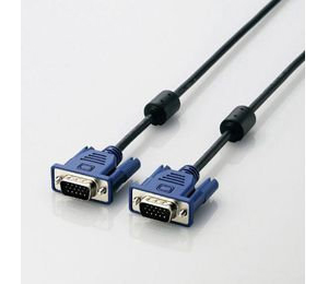 5個セット エレコム RoHS準拠 D-Sub15ピン（ミニ）ケーブル CAC-50BK/RSX5
