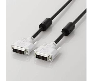 5個セット エレコム DVIデュアルリンクケーブル（デジタル） CAC-DVDL10BKX5