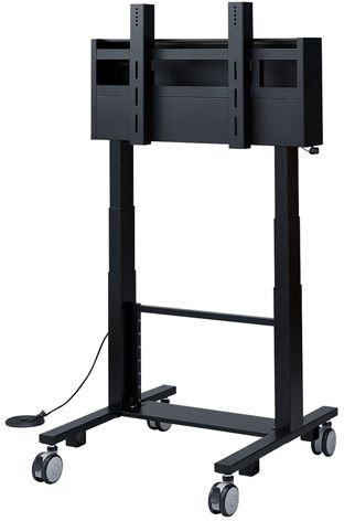 サンワサプライ 60型～84型対応電動上下昇降液晶・プラズマディスプレイスタンド（高耐荷重仕様） CR-PL24BK