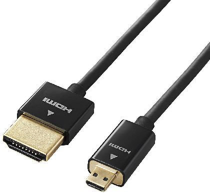 5個セット エレコム イーサネット対応スーパースリムHDMIケーブル（A-D） DH-HD14SSU15BKX5 12,793円