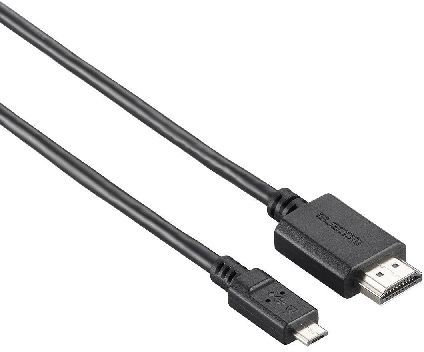 5個セット エレコム MHL3.0対応MHLケーブル DH-MHL3C10BKX5
