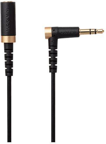 5個セット エレコム ヘッドホン延長ケーブル 高耐久 1m ブラック EHP-35ELS10BKX5