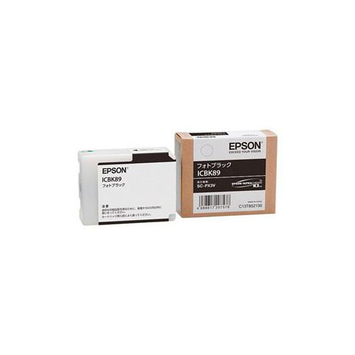 EPSON 純正 インクカートリッジ フォトブラック ICBK89 5,326円