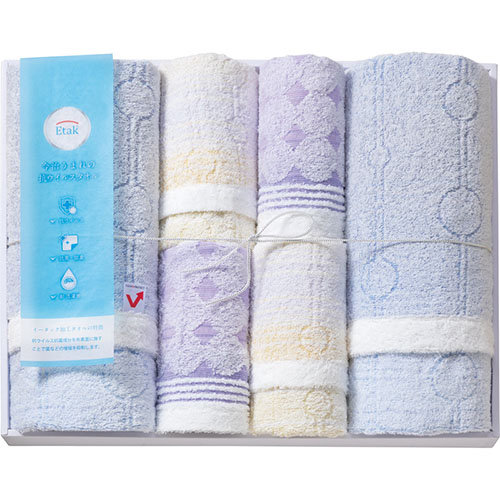 イータック（抗ウイルス加工） 今治うまれのタオルセット L5038580