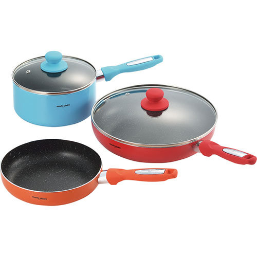 マリ・クレール 片手鍋18cm＆フライパン20cm・26cm C3174078