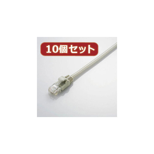 10個セット エレコム やわらかLANケーブル（Cat5E準拠） LD-CTY LG3X10