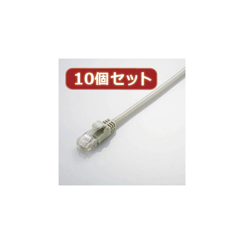 10個セット エレコム やわらかLANケーブル（Cat5E準拠） LD-CTY LG5X10 7,542円