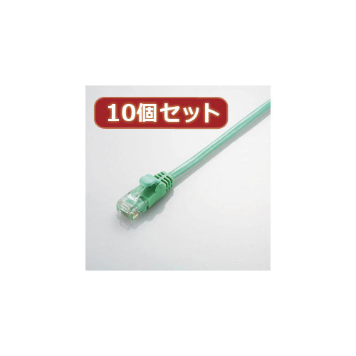 10個セット エレコム Gigabit やわらかLANケーブル（Cat6準拠） LD-GPY G2X10 7,752円