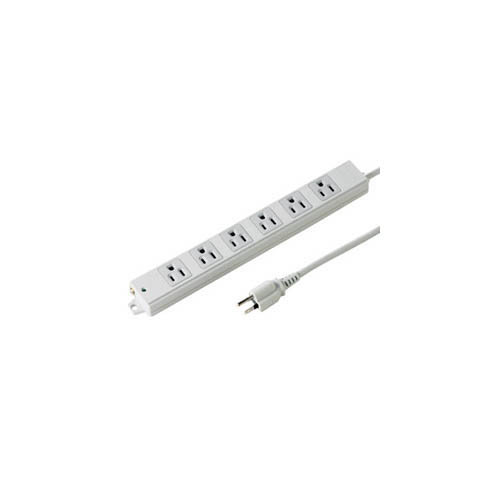 サンワサプライ 工事物件タップ（6個口・5m） TAP-K6N-5