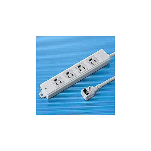 サンワサプライ 工事物件タップ（4個口・5m） TAP-KE4L-5
