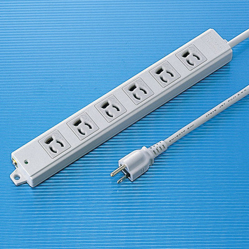 サンワサプライ 工事物件タップ（6個口・3m） TAP-KE6-3 5,049円