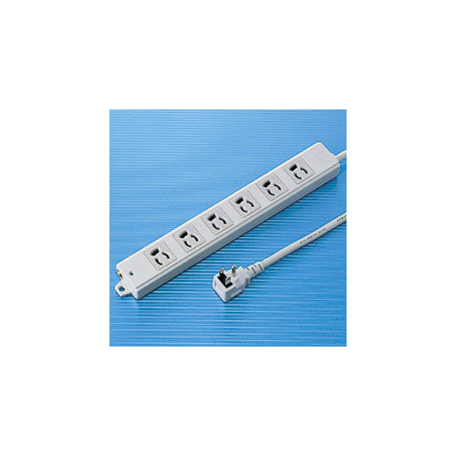 サンワサプライ 工事物件タップ（6個口・1m） TAP-KE6L-1