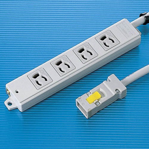 サンワサプライ 工事物件タップ（4個口・3m） TAP-KH4-3