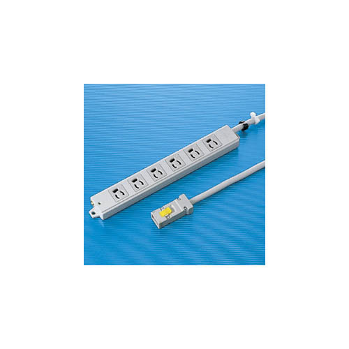 サンワサプライ 工事物件タップ（6個口・1m） TAP-KH6-1