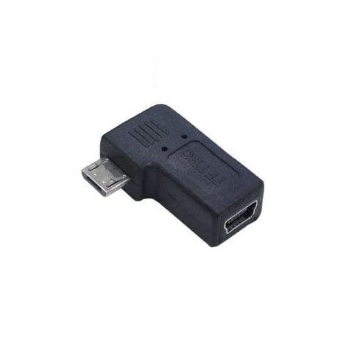 DMM.com [変換名人 変換プラグ USB mini5pin→microUSB 左L型 USBM5