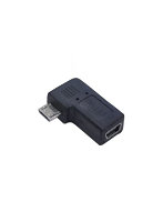 DMM.com [変換名人 変換プラグ USB mini5pin→microUSB 左L型 USBM5