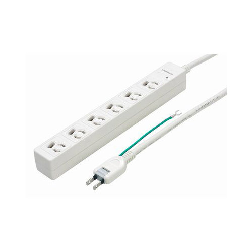 YAZAWA 3P抜け止めマグネットタップ Y02JKNP605WH