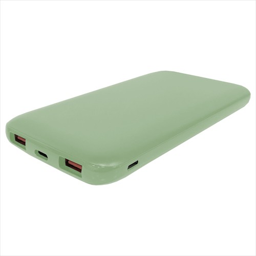 5個セット Lazos PD対応 10000mAh モバイルバッテリー グリーン L-10M-GRNX5モバイルバッテリー