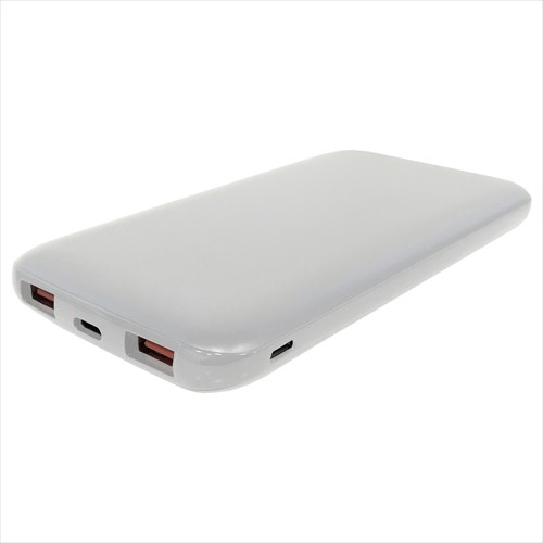 5個セット Lazos PD対応 10000mAh モバイルバッテリー ホワイト L-10M-WX5
