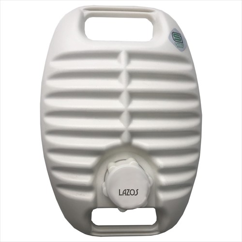 12個セット Lazos 湯たんぽ ホワイト 1.8L L-HB-WH18X12