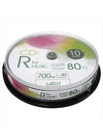 DMM.com [400枚セット（10枚X40個） Lazos 音楽用CD-R L-MCD10PX40] 家電・日用品通販