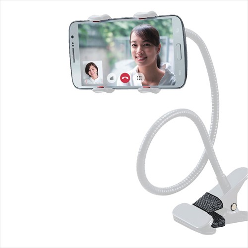 20個セット Lazos アームスタンド スマホ用 ホワイト L-SCS-WX20