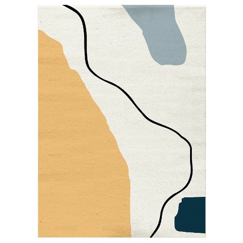 MEDIK 長方形ラグ 140×200cm イエロー MCH-A020-YL 6,707円