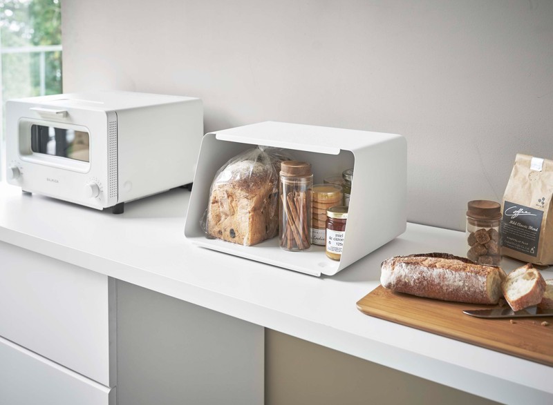 蓋が外せるブレッドケース タワー ホワイト