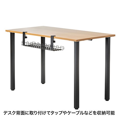 サンワサプライ ケーブル配線トレー ワイヤー Sサイズ 汎用タイプ ブラック CB-CT4BK