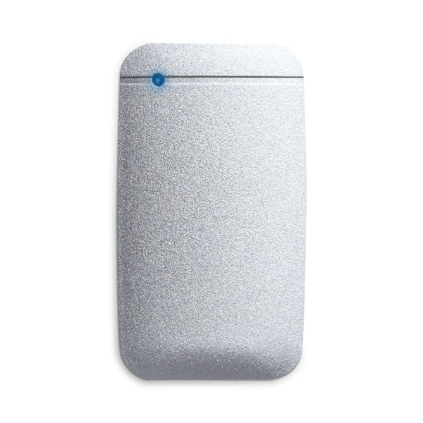 外付けSSD/ポータブル/USB3.2（Gen1）対応/Type-C＆Type-Aケーブル付属/500GB/シルバー/データ復旧サービスLite付