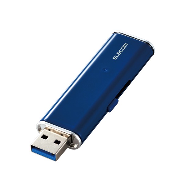 外付けSSD/ポータブル/USB3.2（Gen1）対応/超小型/128GB/ブルー/データ復旧サービスLite付