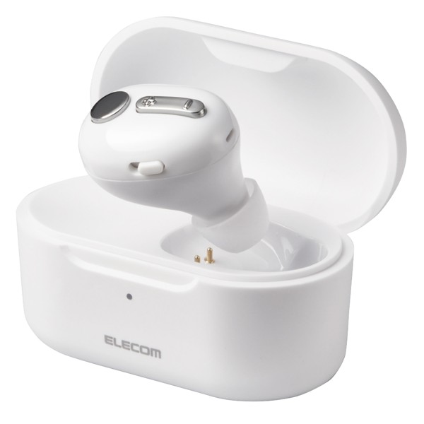 Bluetoothヘッドセット/極小/HSC32MP/充電ケース付き/ホワイト