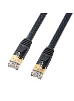 サンワサプライ カテゴリ7フラットLANケーブル KB-FL7-10BKN